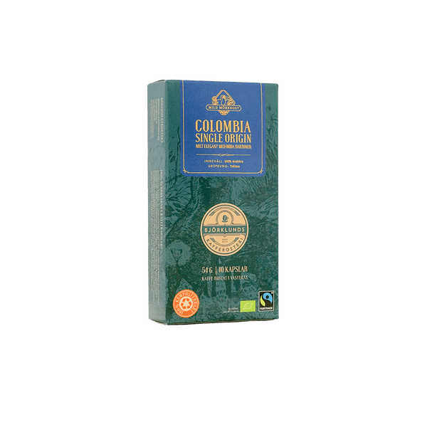 Colombia Single Origin Kaffekapslar - Barista och Espresso