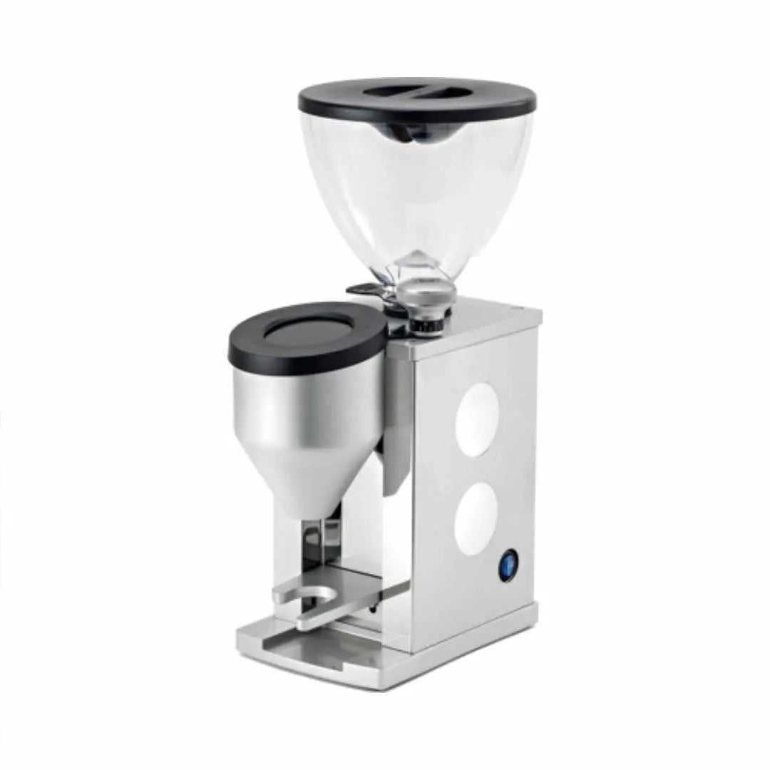 Rocket Faustino 3.1-50 mm Discos de moagem planos-Rocket Espresso-Cromado/Branco-Barista e Espresso