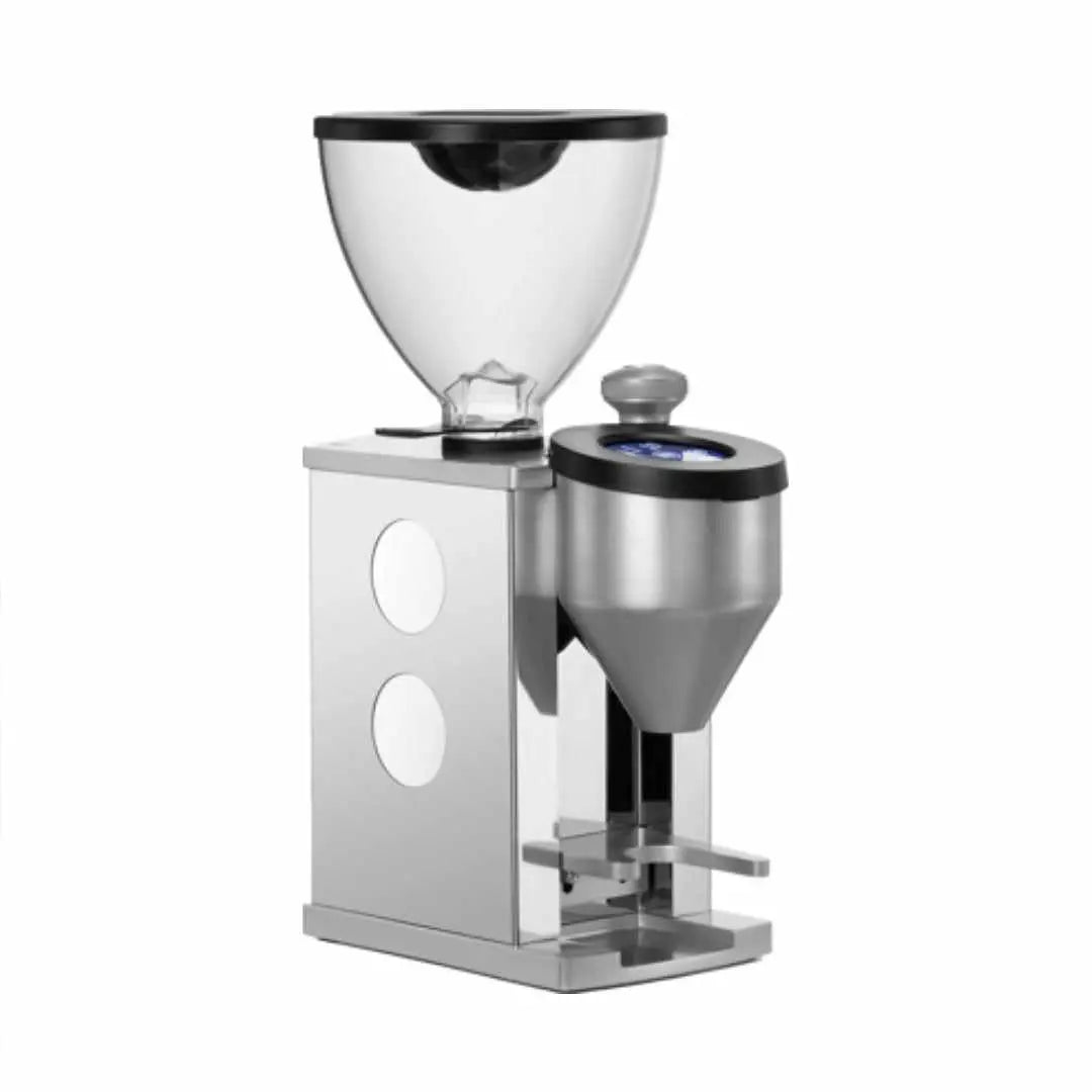 Rocket Faustino 3.1-50 mm discos de moagem planos-Rocket Espresso-Cromado/Branco-Barista e Espresso
