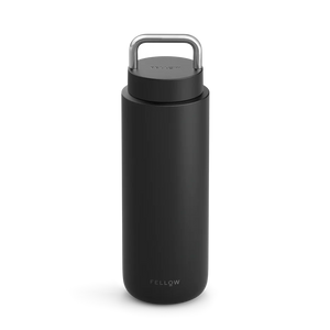 Copo térmico isolado preto mate com pega prática para viagens, parte de Take away, Fellow, Últimas novidades, tudo sobre café.