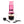 AeroPress cor-de-rosa transparente