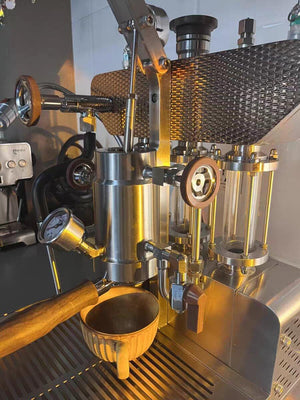 Aleman 6S flagship Máquina de Alavanca com Duplo Caldeira | Tecnologia de Grupo Saturado