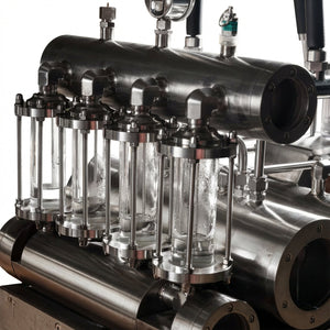 Aleman 7P máquina de café expresso semi-automática comercial | Bomba de engrenagens e perfilagem via app