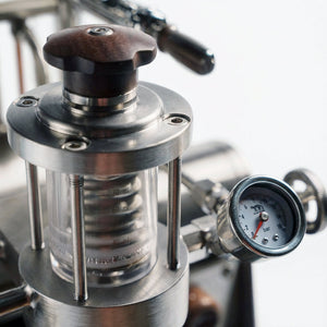 Aleman 7P máquina de café expresso semi-automática comercial | Bomba de engrenagens e perfilagem via app
