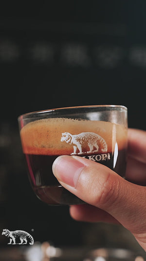 Máquina de café expresso pneumática Aleman mikro | 58 mm de ar comprimido para secretária