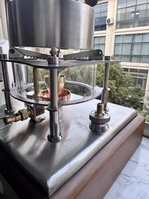 Fogão de álcool alemão | Estação de trabalho com exaustão segura | Fonte de calor tudo-em-um