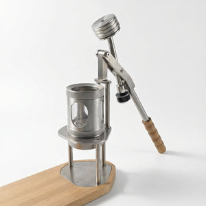 Máquina de café expresso portátil Aleman com bomba manual | Controle a pressão como desejar.