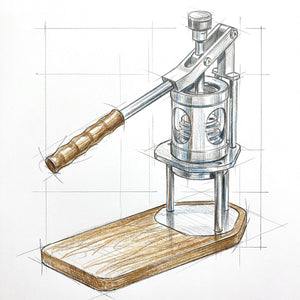 Máquina de café expresso portátil Aleman com bomba manual | Controle a pressão como desejar.