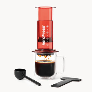AeroPress Vermelha Transparente