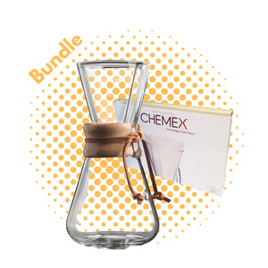 Chemex 3 chávenas + 100 Filtros ESPRESSO GEAR