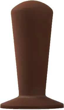 Pega de substituição Luce castanha, design ergonómico para preparação de Espresso e café.