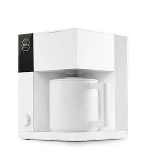 Cafeteira de precisão branca com design moderno para preparação manual, parte da Fellow, Cafeteira, Novidades, tudo sobre café
