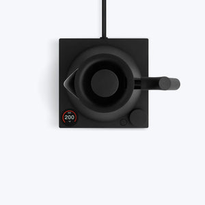 Chaleira preta mate com controlo digital de temperatura e preparação precisa, parte da EspressoGear, Fellow, Últimas novidades, tudo sobre café