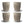 Caneca 8oz Natural 4pcs - Huskee HUSKEE
