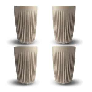 Caneca 12oz Natural 4pcs - Huskee HUSKEE