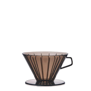 Cafeteira 2 chávenas plástico transparente cinzento KINTO