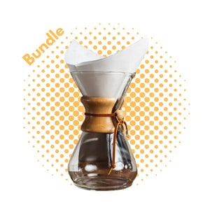 Chemex 6 CHÁVENAS + 100 Filtros ESPRESSO GEAR