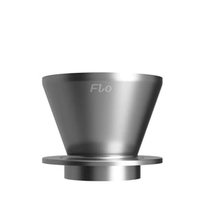 Estilo minimalista pour over em aço inoxidável com controlo preciso do fluxo, parte da Varia, Handbryggare, tudo sobre café.