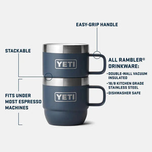 Copo Empilhável Rambler 177ml 2un - Branco YETI