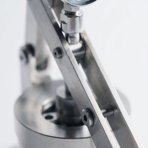 Máquina de espresso Aleman 2P com alavanca manual | Base e bandeja de gotas em aço inoxidável
