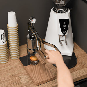 Máquina de espresso manual Aleman 2 | Controlo de temperatura PID & Grupo profissional 58mm