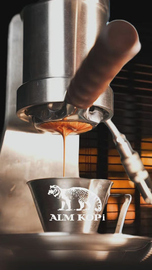 Máquina de café expresso Aleman Sniper com alavanca manual | Precision Tower em aço inoxidável