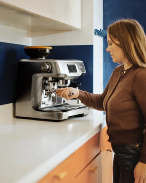 BAARK Tampa de madeira – The Bean II para reservatório de café Sage - Barista e Espresso