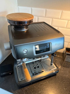 BAARK Tampa de madeira – The Bean II para reservatório de café Sage - Barista e Espresso