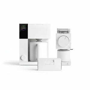 Fellow Brygg kit Vit - Bryggare, kvarn, 50 pappersfilter - Barista och Espresso