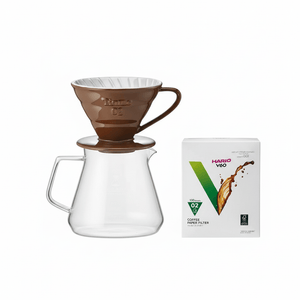 Keramisk droppkaffe brygg set V02 för 2 - 4 koppar - Barista och Espresso