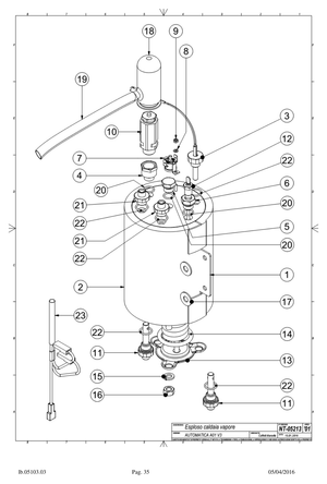 Carimali safety valve protection - Reservdel OEM nummer: 37.00865