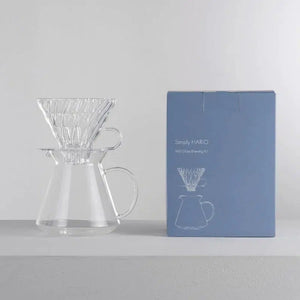 [Simply HARIO Series] V60 Glass Dripper & Server Set-Hario-Barista och Espresso