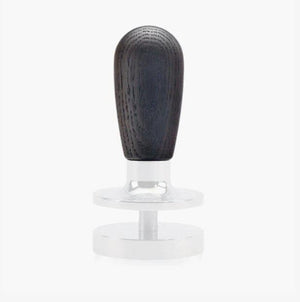 Tamper handtag i trä-Tamper-Wiedemann Manufuktur-Fjäder reglerad-Svart ek-Barista och Espresso