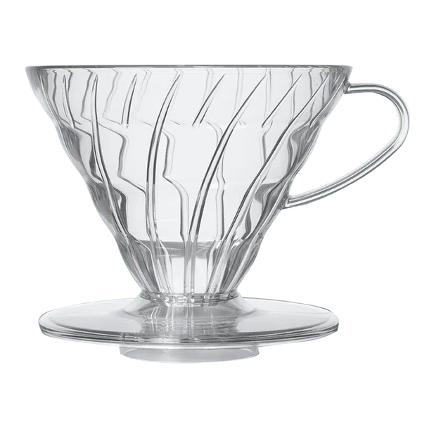 V60 Plastic Dripper, Transparent-Hario-02-Barista och Espresso